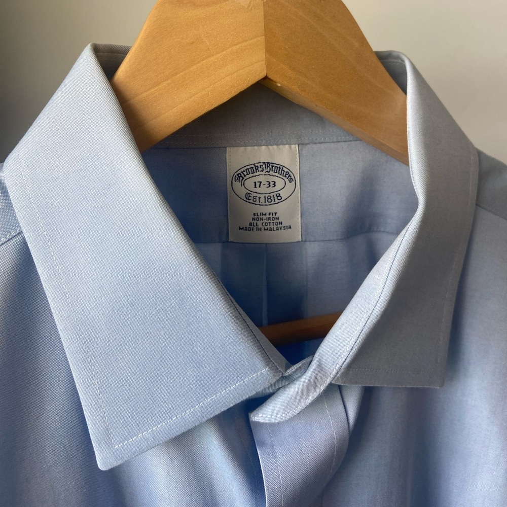 Brooks Brothers 17-33 Mens Dress Shirt In Excellent Condition.